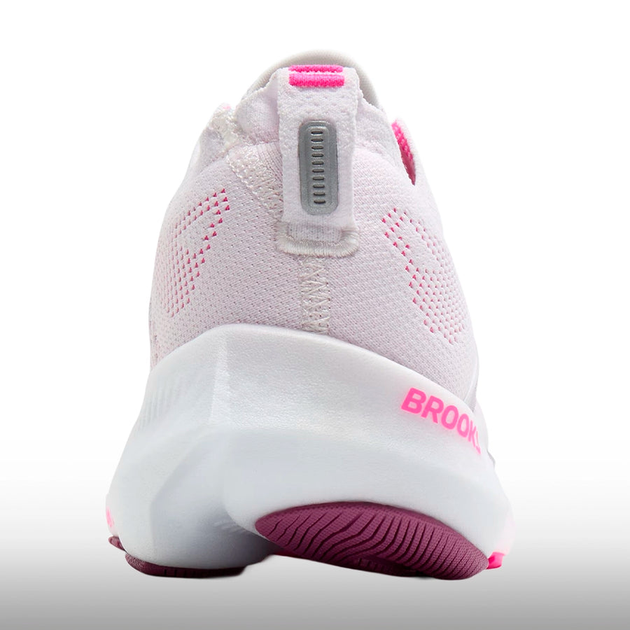 Brooks Glycerin Flex Mujer White Cyber Pink Argyle