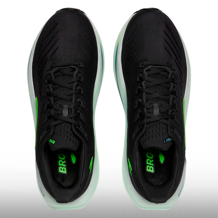 Brooks Glycerin Max 2 Hombre Phantom White Green Gecko