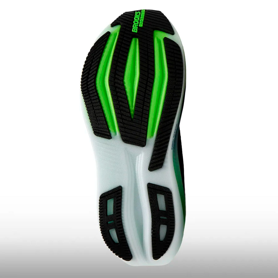 Brooks Glycerin Max 2 Hombre Phantom White Green Gecko