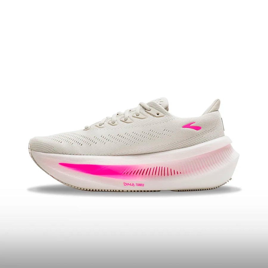 Brooks Glycerin Max 2 Mujer Oyster Argyle Cyber Pink
