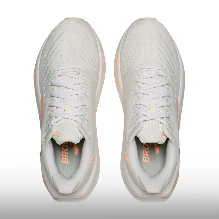 Brooks Glycerin Max 2 Mujer White Coral Peach