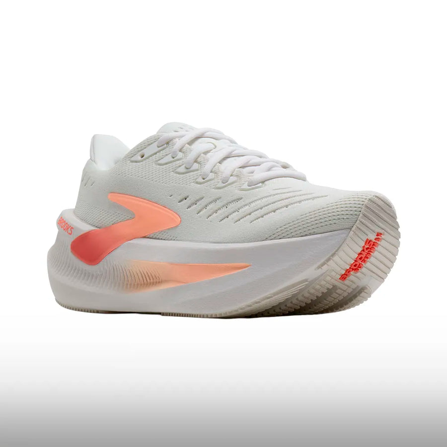 Brooks Glycerin Max 2 Mujer White Coral Peach