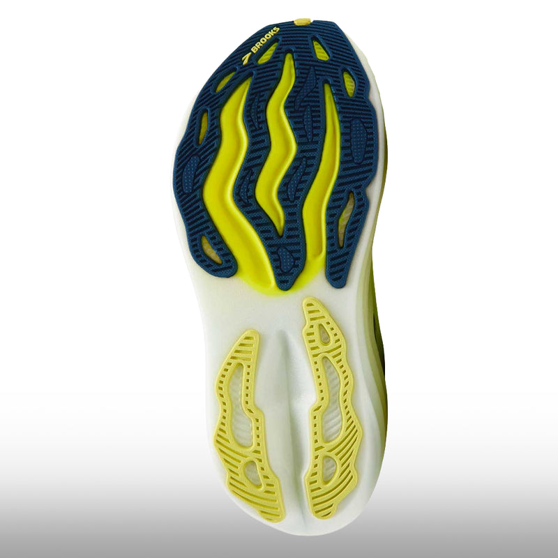 Brooks Glycerin Max Hombre Lime Navy Blue Peony