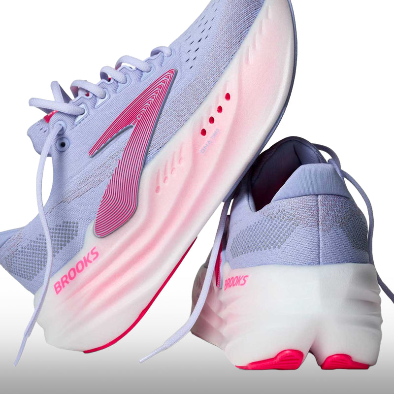 Brooks Glycerin Max Mujer Blue Heron Diva Pink White