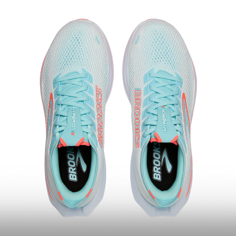 Brooks Hyperion 3 Mujer White Pink Clay Atomizer