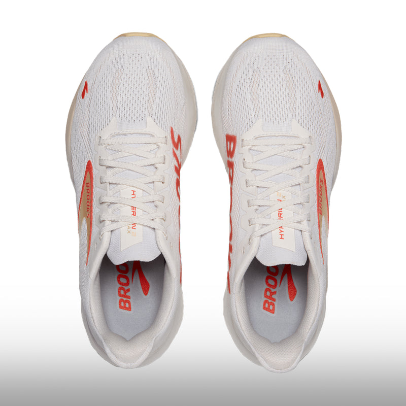 Brooks Hyperion Max 2 Mujer White Peach Coral