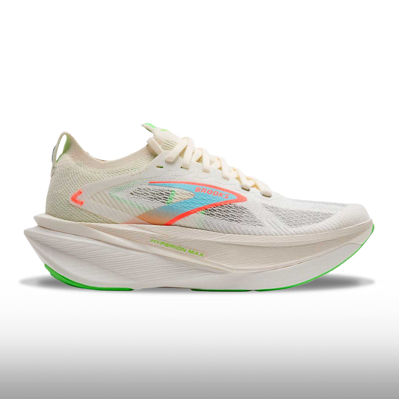 Brooks Hyperion Max 3 Hombre Coconut Green Gecko Pink Clay