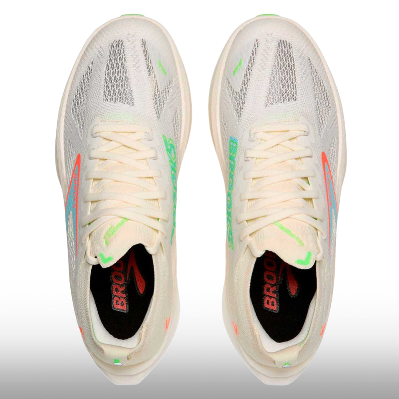 Brooks Hyperion Max 3 Hombre Coconut Green Gecko Pink Clay