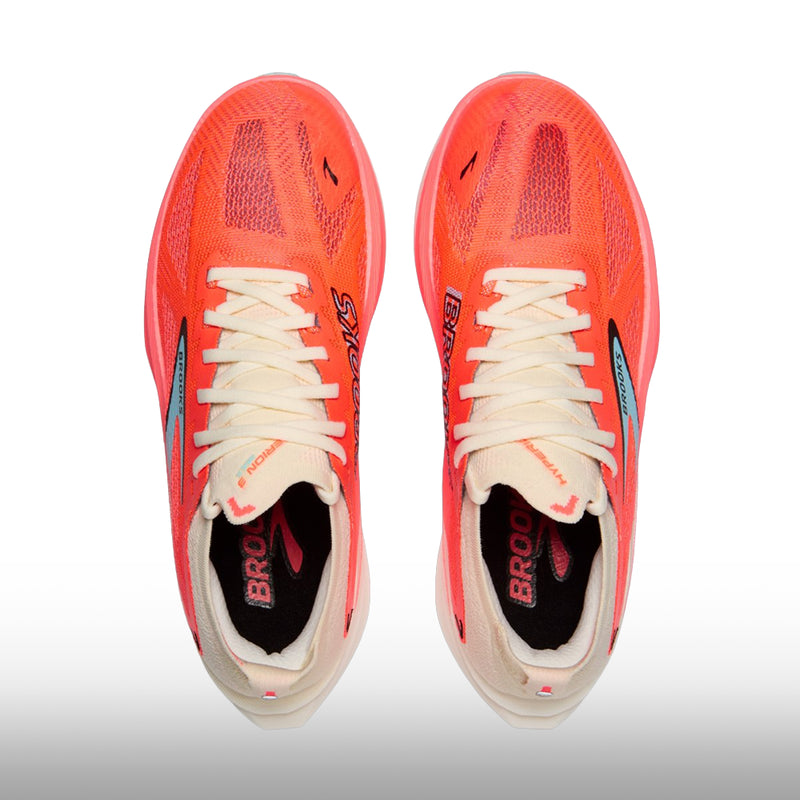 Brooks Hyperion Max 3 Mujer Coconut Fiery Coral Atomizer