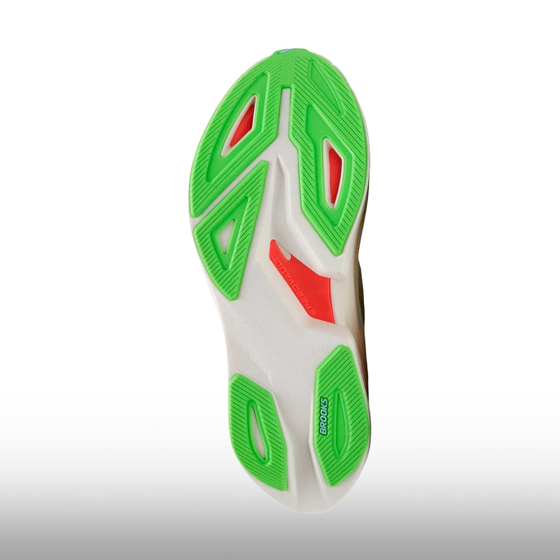 Brooks Hyperion Max 3 Mujer Coconut Green Gecko Pink Clay