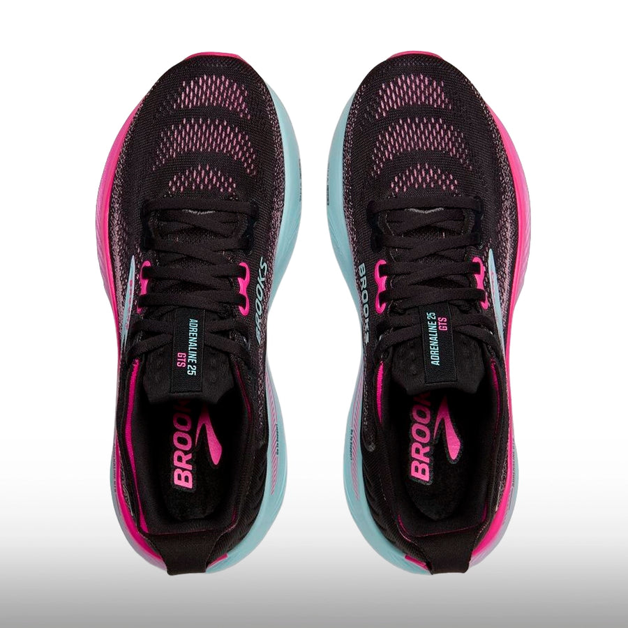 Broosks Adrenaline GTS 25 Mujer Black Cyber Pink Iced