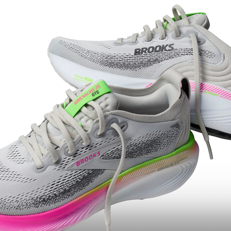 Broosks Adrenaline GTS 25 Mujer Oyster Pink Green