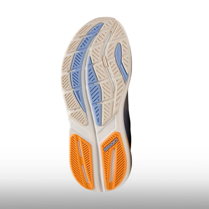 Broosks Ghost Max 3 Mujer Coconut Blue Heron Orange