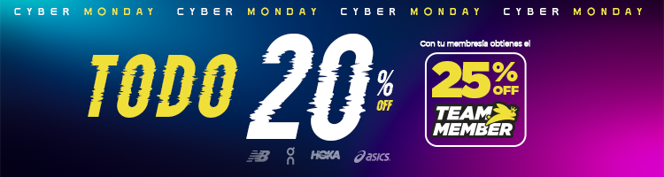 CYBER MONDAY - Nación runner Todo con el 20%