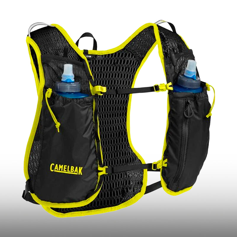 CamelBak Chaleco Trail Running 34oz Black Yellow