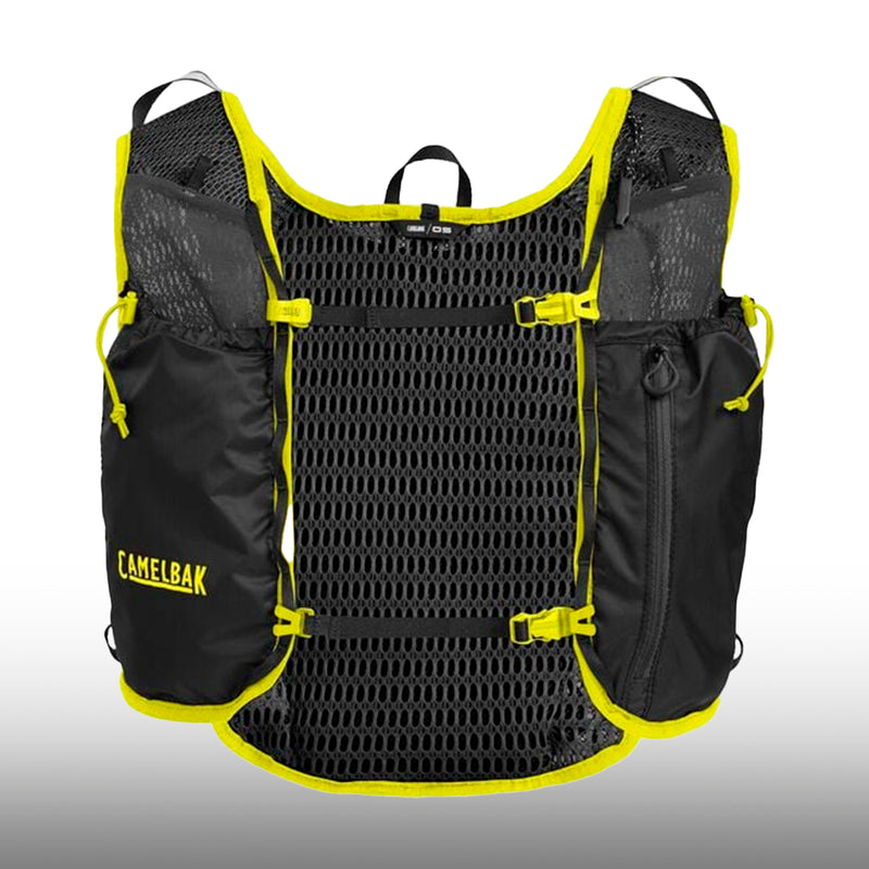CamelBak Chaleco Trail Running 34oz Black Yellow