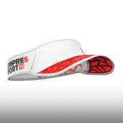 Compressport Visor Spiderweb Ultralight Visor Red White