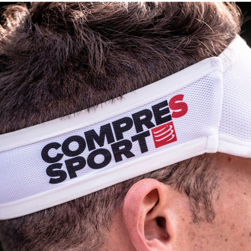 Compressport Visor Spiderweb Ultralight Visor Red White