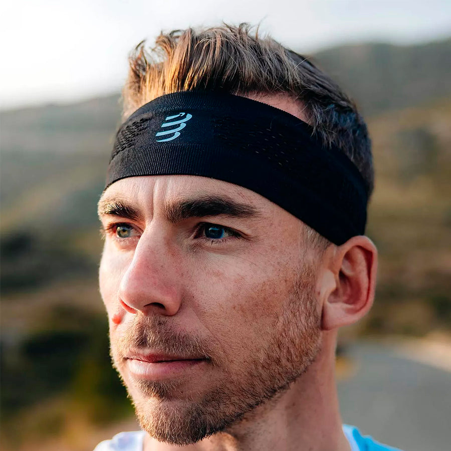 Compressport Balaca On/Off Thin Headband Black