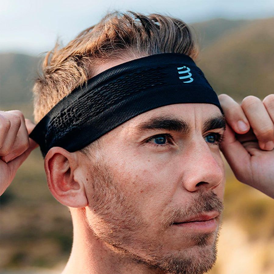 Compressport Balaca On/Off Thin Headband Black