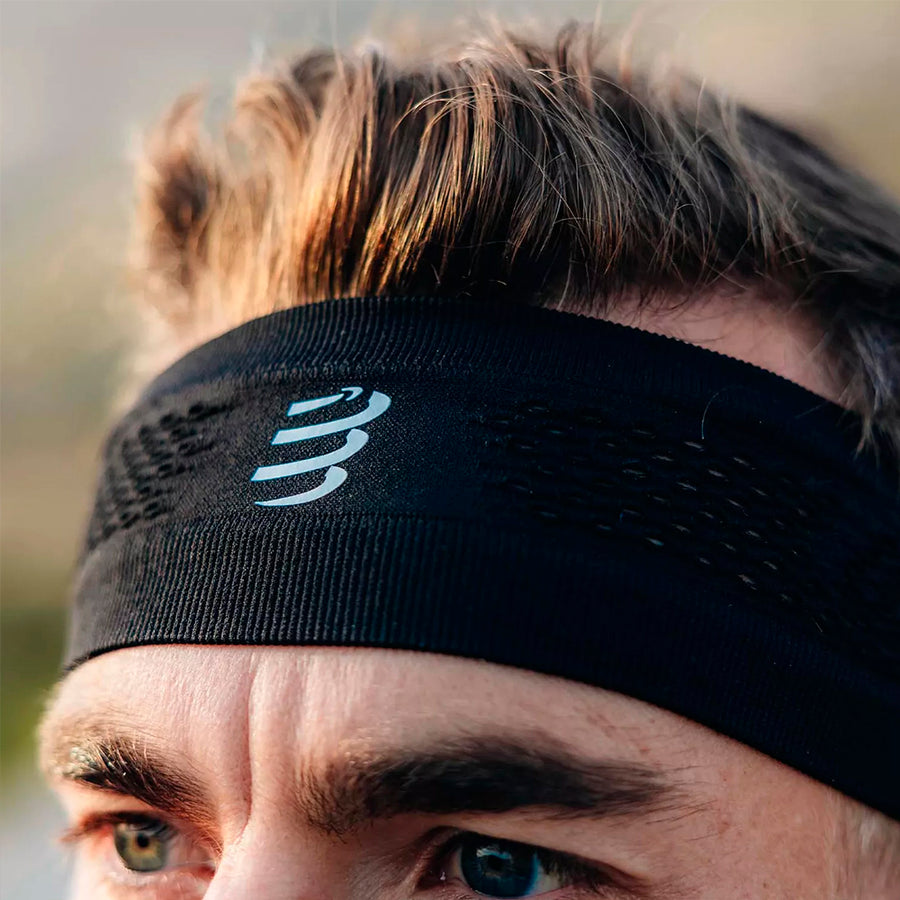 Compressport Balaca On/Off Thin Headband Black