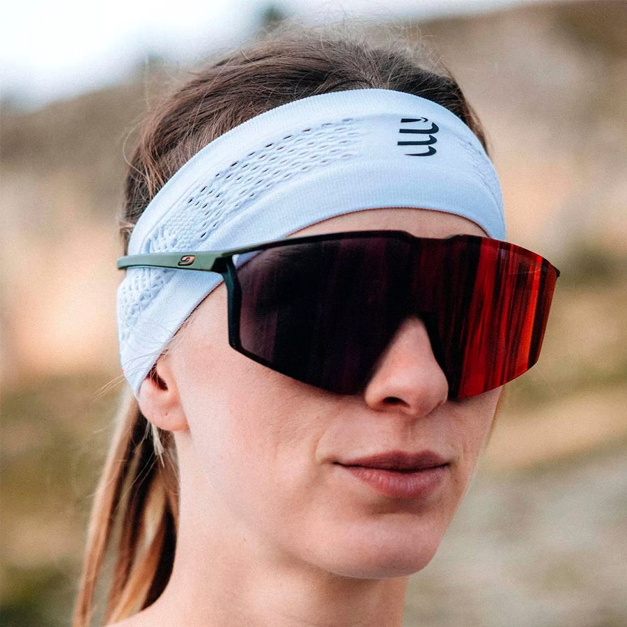Compressport Balaca On/Off Thin Headband White