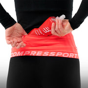 Compressport Cinturon Free Belt Fluo Red Black