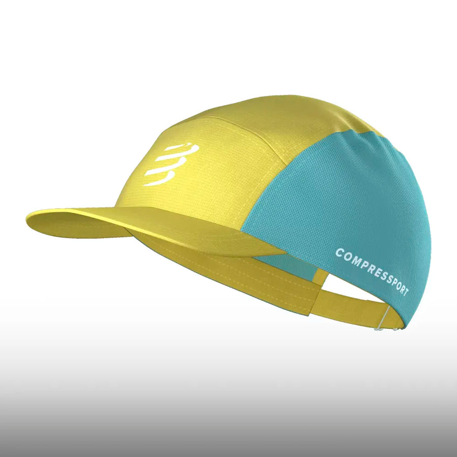 Compressport Gorra 5 Panel Cap Lemon Ether