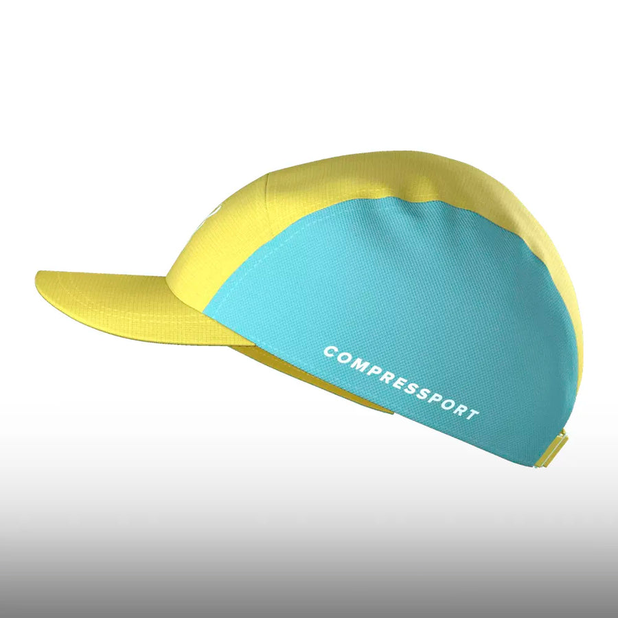 Compressport Gorra 5 Panel Cap Lemon Ether