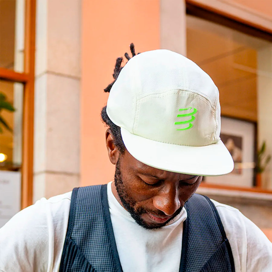 Compressport Gorra 5 Panel Cap Lime