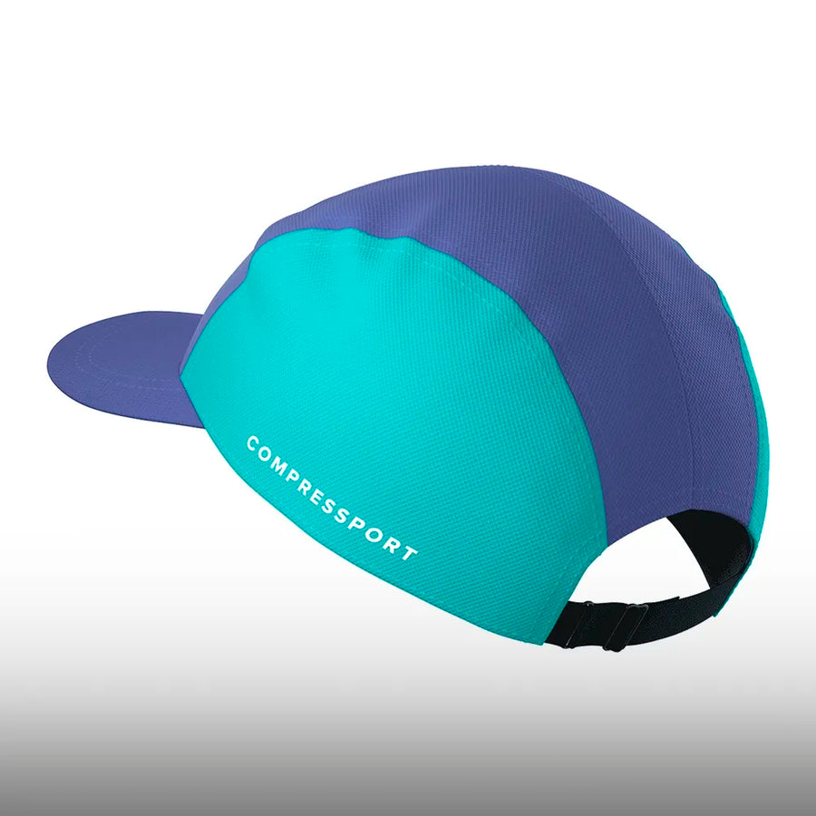 Compressport Gorra 5 Panel Cap Orient Blue Pool Blue