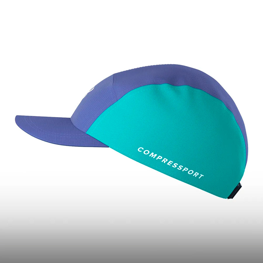Compressport Gorra 5 Panel Cap Orient Blue Pool Blue