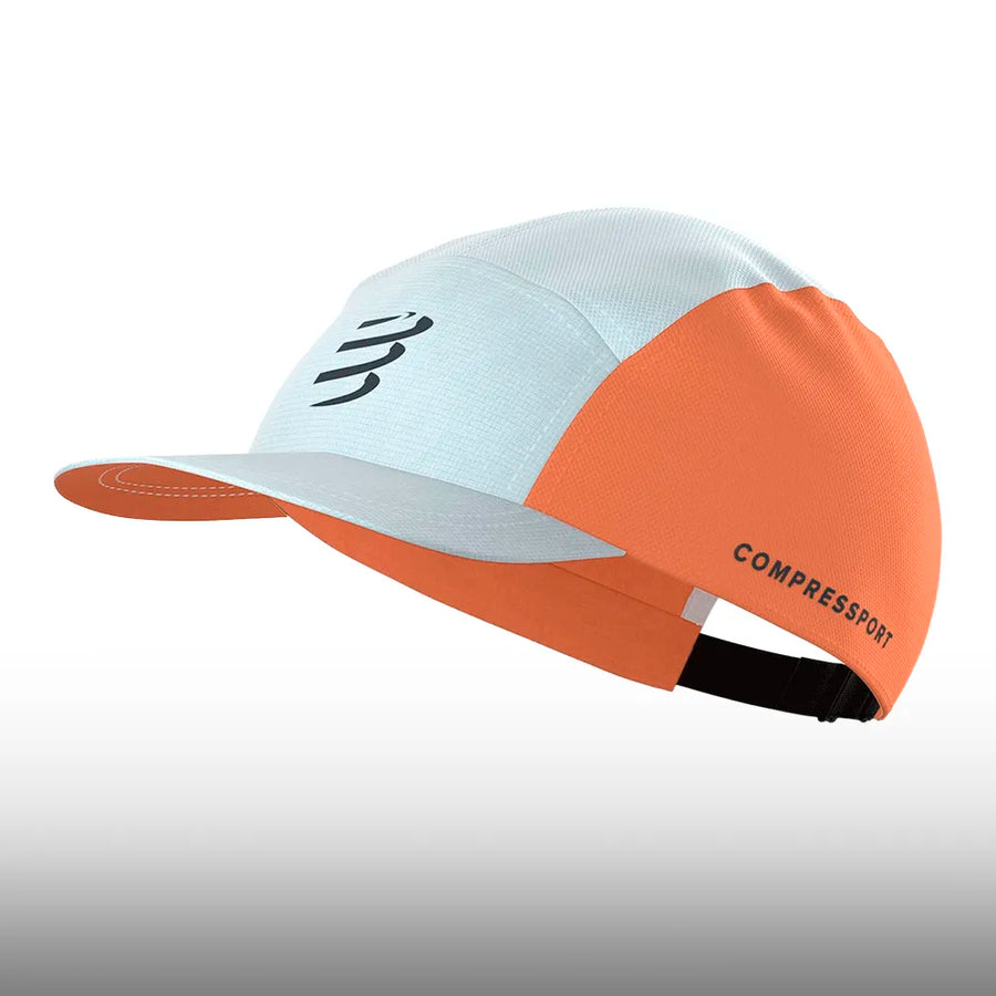 Compressport Gorra 5 Panel Cap Star White Tigerlily