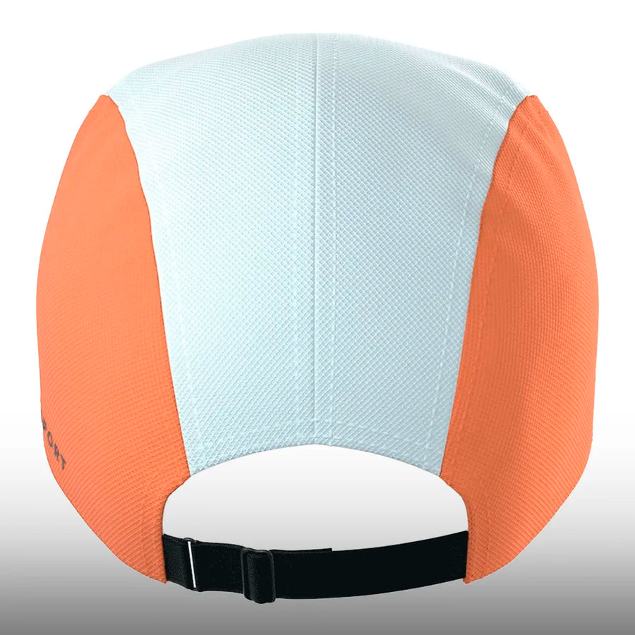 Compressport Gorra 5 Panel Cap Star White Tigerlily