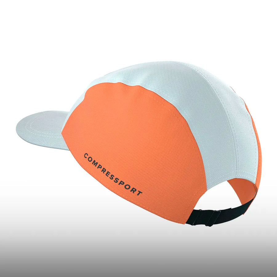Compressport Gorra 5 Panel Cap Star White Tigerlily