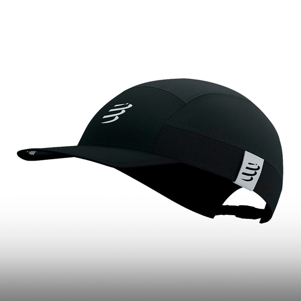 Compressport Gorra 5 Panel Light Cap Black