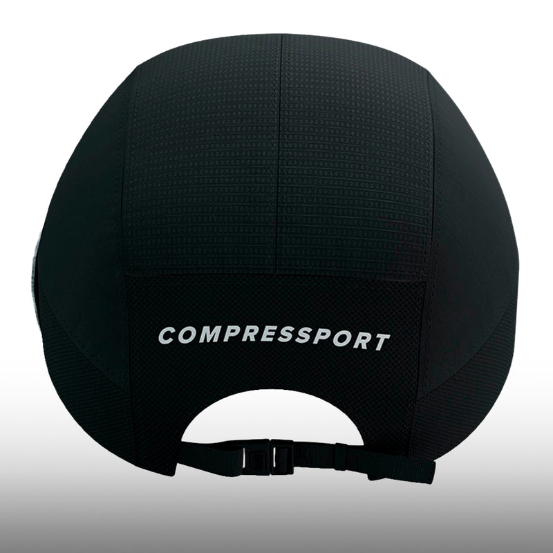 Compressport Gorra 5 Panel Light Cap Black