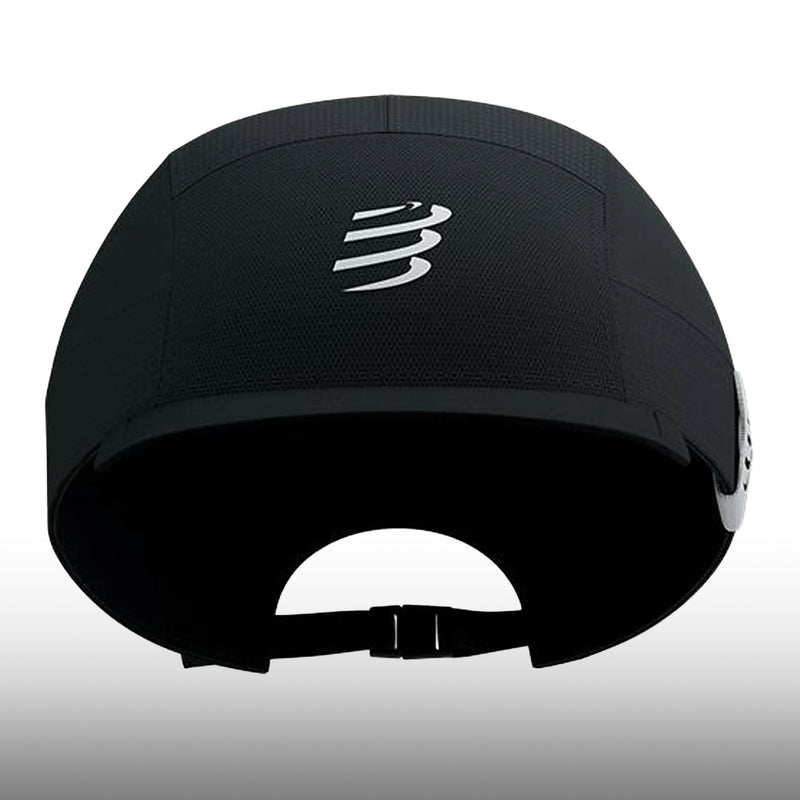 Compressport Gorra 5 Panel Light Cap Black