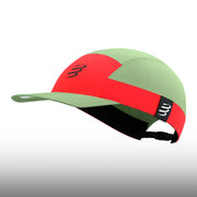 Compressport Gorra 5 Panel Light Cap Nile Fluo Red