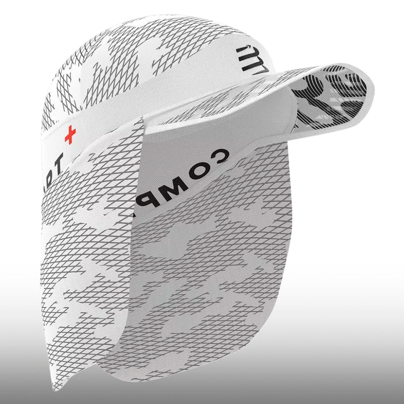 Compressport Gorra Ice Cap Sun Shade White