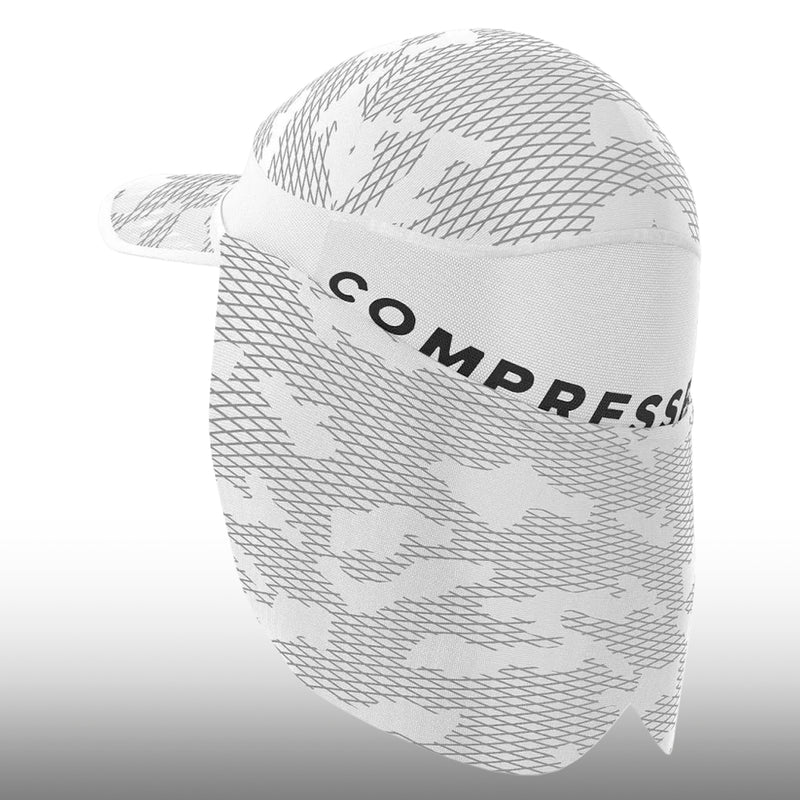 Compressport Gorra Ice Cap Sun Shade White
