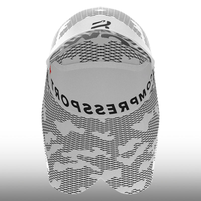 Compressport Gorra Ice Cap Sun Shade White