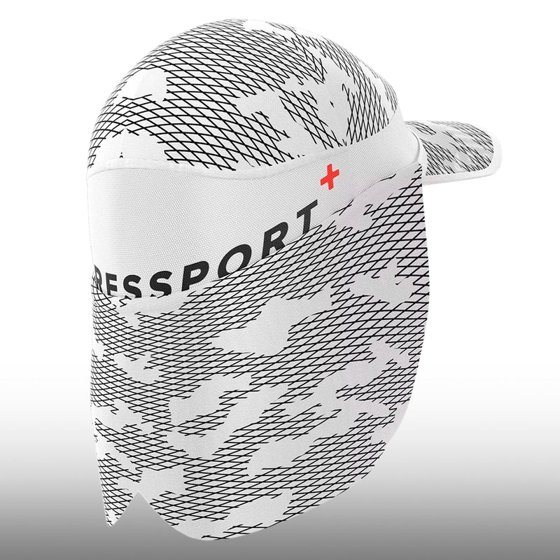 Compressport Gorra Ice Cap Sun Shade White