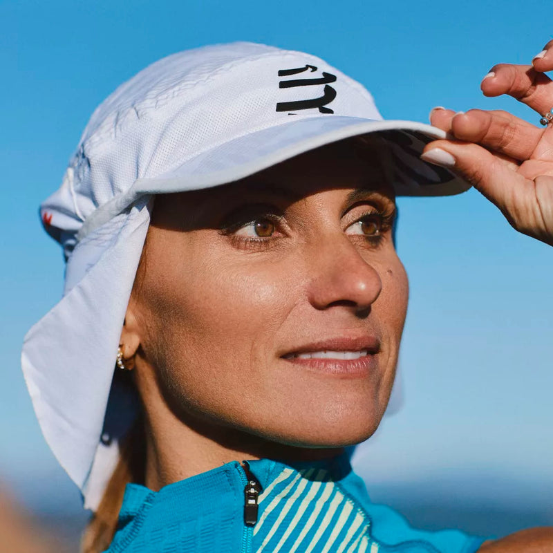 Compressport Gorra Ice Cap Sun Shade White