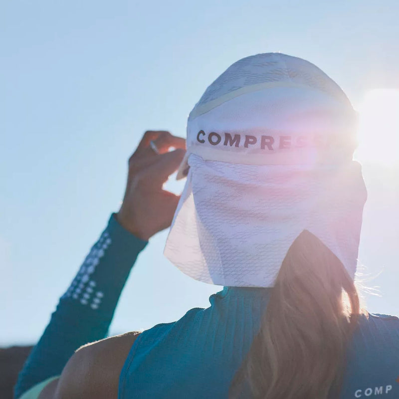 Compressport Gorra Ice Cap Sun Shade White