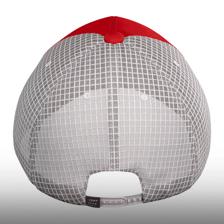 Compressport Gorra Trucker 6P Cap Red