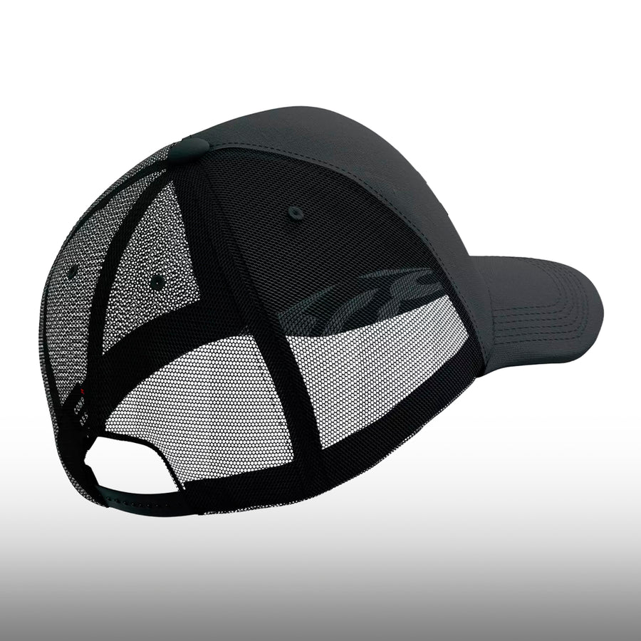 Compressport Gorra Trucker Cap Black Black Reflective