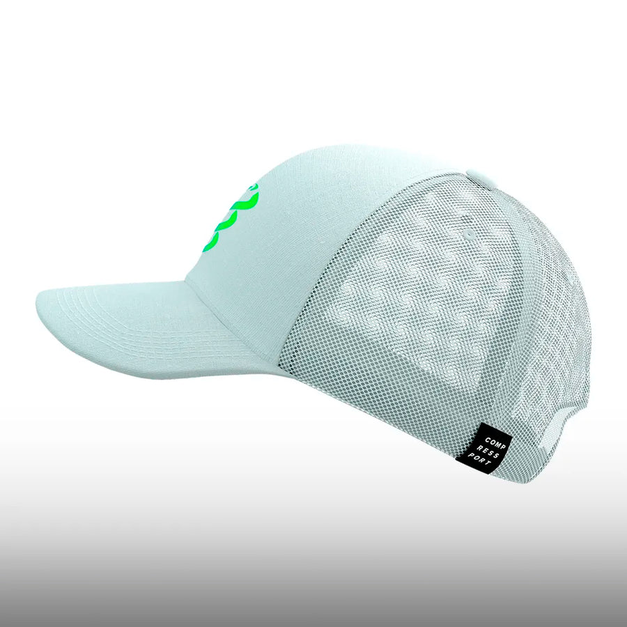 Compressport Gorra Trucker Cap Star White Blue Green