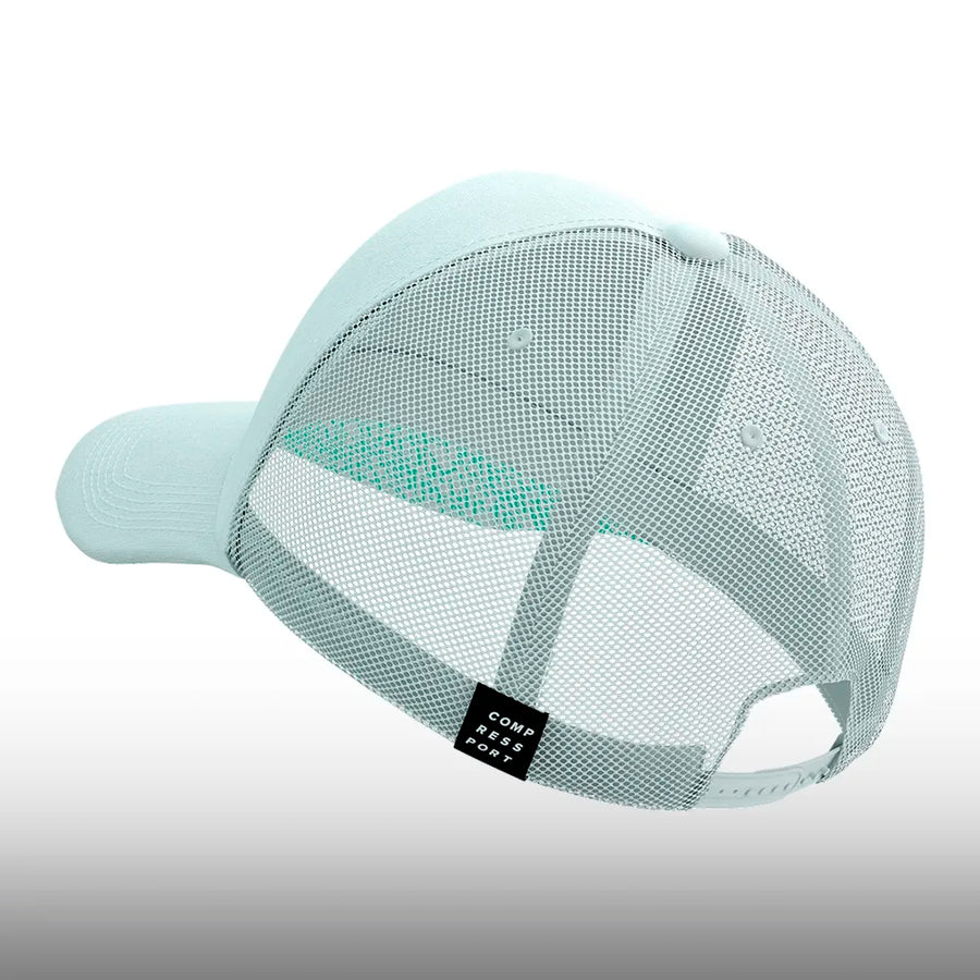 Compressport Gorra Trucker Cap Star White Blue Green