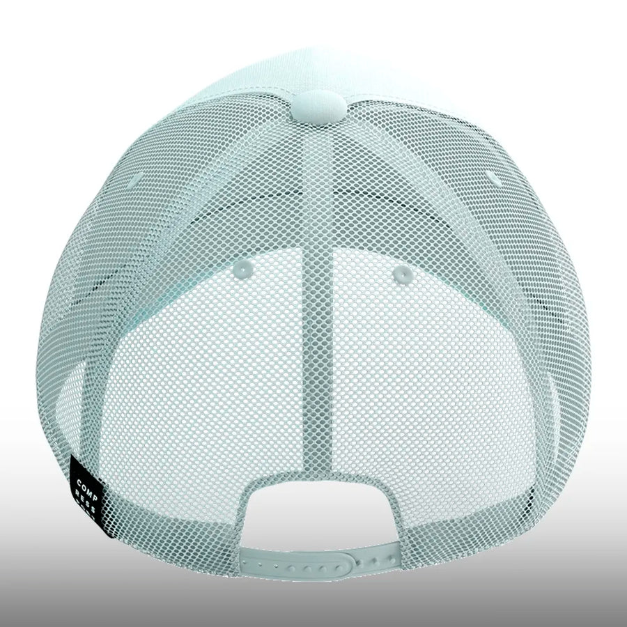 Compressport Gorra Trucker Cap Star White Blue Green
